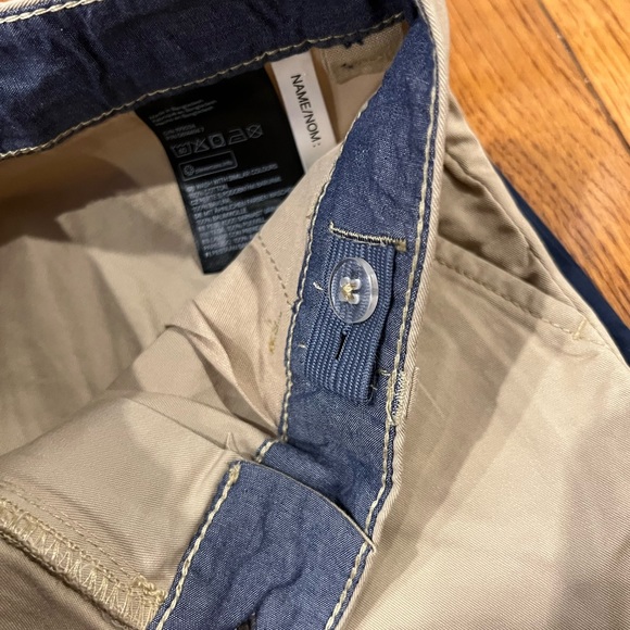 H&M Chinos (set of 2) Navy Blue and Khaki 8-9Y - Picture 5 of 16